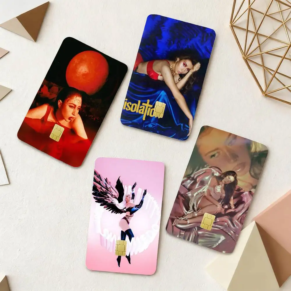 

Singer Kali Uchis 4pcs 1Set Card Stickers Small Waterproof Chip 4PCS Card Sticker Anti-Scratch
