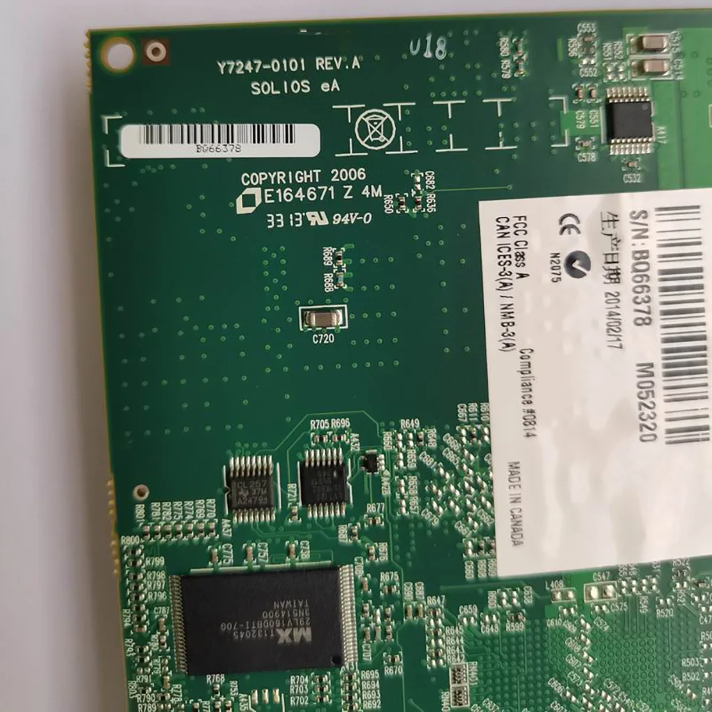 ل MATROX Y7247-0101 REV.A SOL6M4AE * بطاقة التقاط الصورة