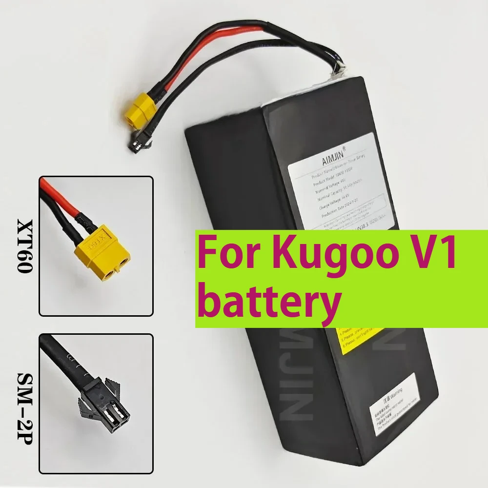 

48V 10500mAh 18650 Li-Ion 13S3P Battery Pack for Kugoo V1 Bicycle Replace Battery high-power 1000W