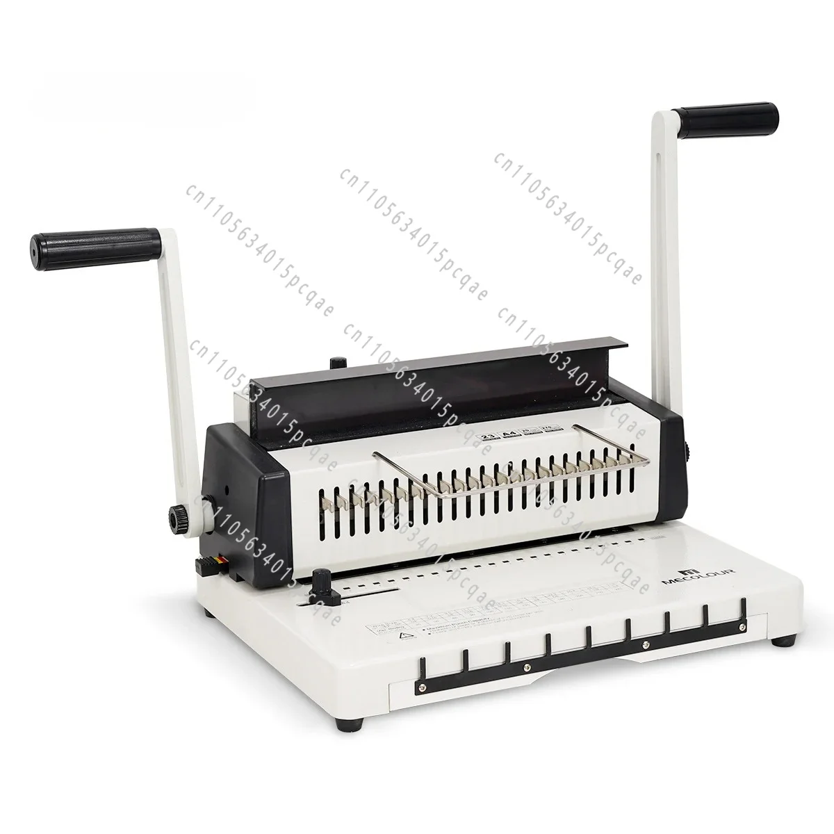 Double Wire for Office Schools 2:1 Professional Book Paper Binding Machine with Hole Punch