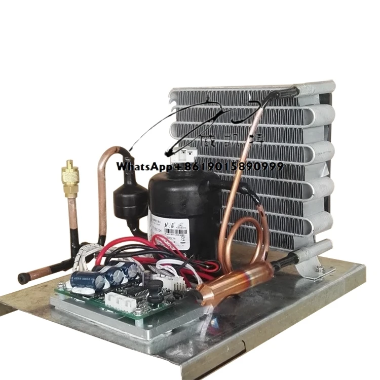 

ST19DC12HC Mini Compressor Unitair Cooled R134a DC 12V 24V Condensing Unit Small Refrigerating Unit