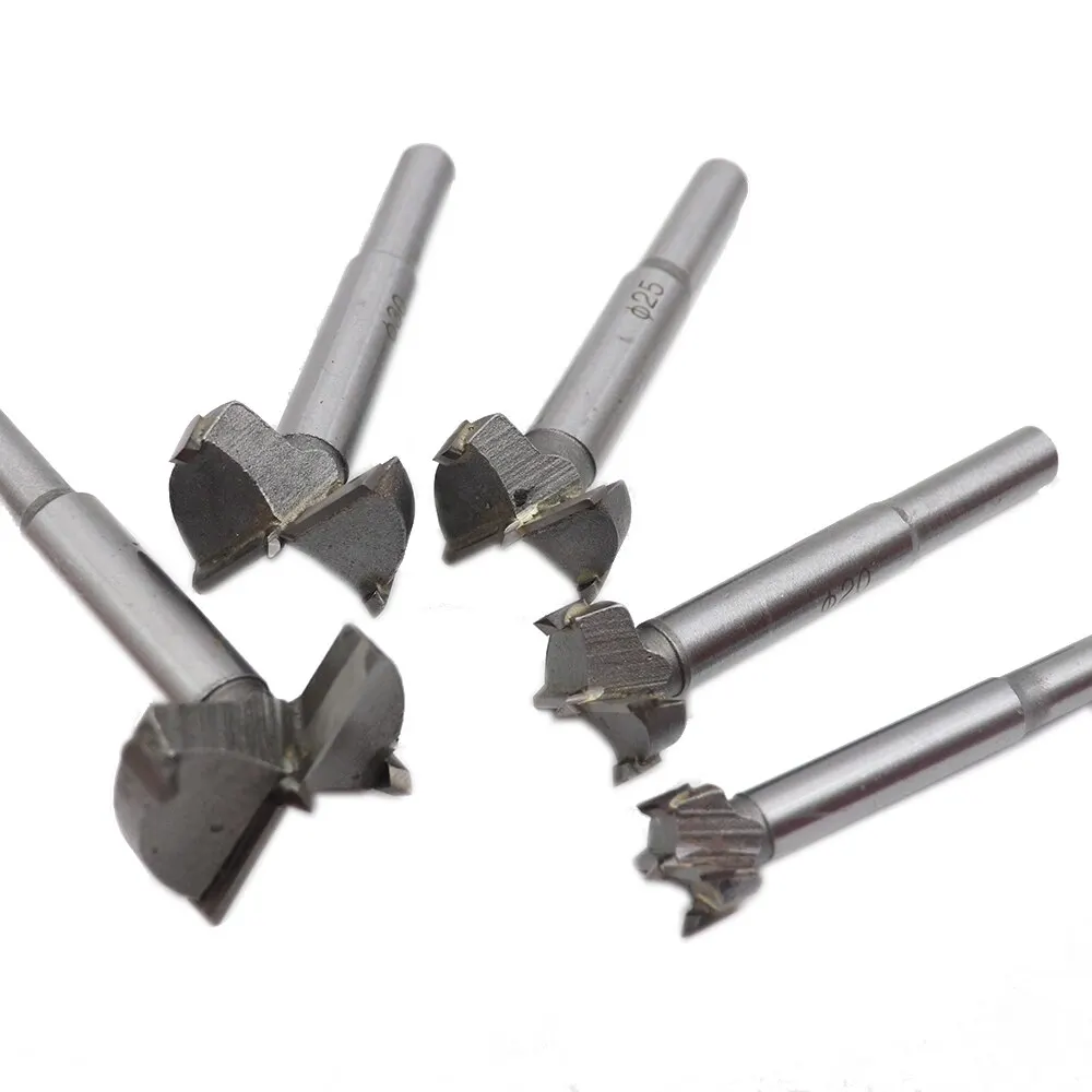 1pc 15/20/25/30/35mm Wood Drill Bit Self Centering Hole Saw Cutter Wood Hole Drilling Tools Forstner Drill Bit