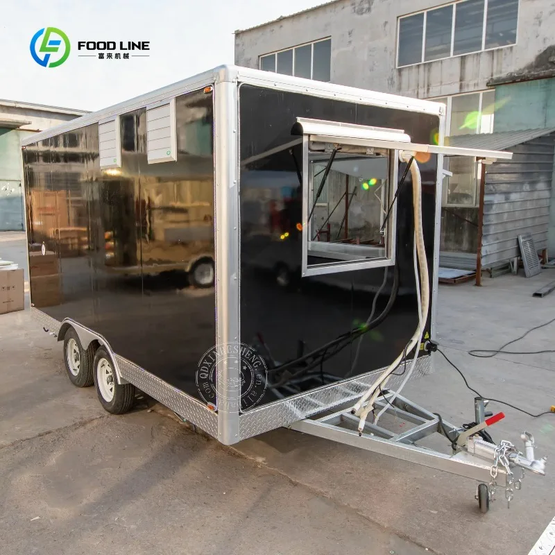 الأكثر شعبية مقطورة امتياز هوت دوج عربة الغذاء شاحنة طعام للبيع الولايات المتحدة الأمريكية