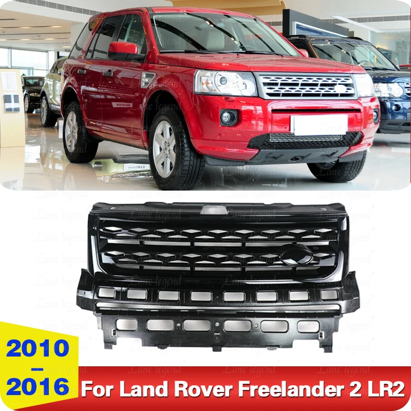 Front Grille Bumper Mesh Grill For Land Rover Freelander 2 LR2 2010 2011 2012 2013 2014 2015 2016 Car Accessories ABS