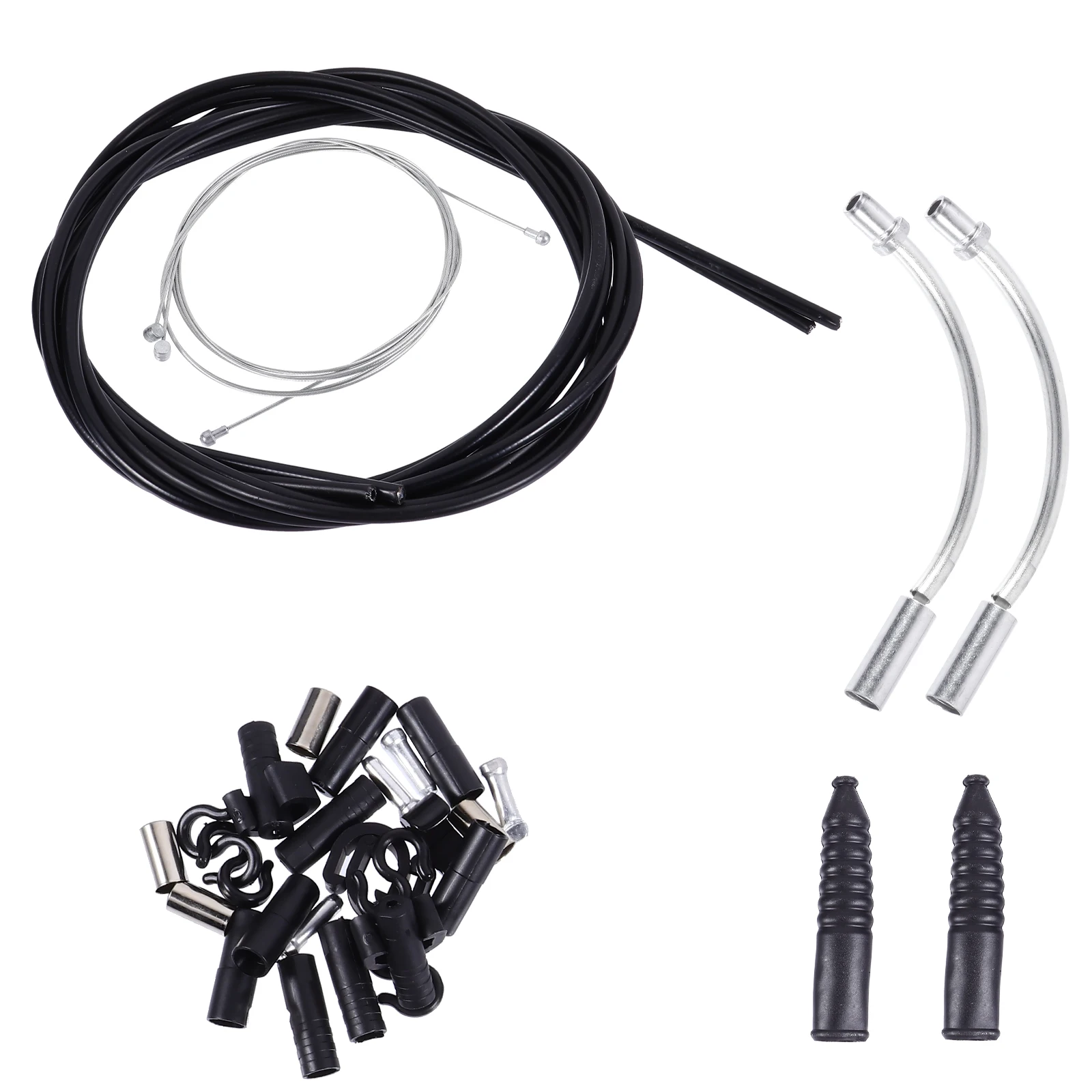 

1 Set Bicycle Brake Cable Housing Kit Strong Transmission Line For Mountain Road Bike Durable Replacement Parts Brake Cables