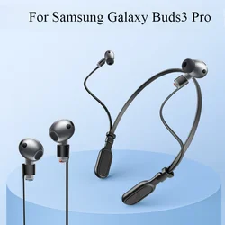 Headphone Neck Strap For Samsung Galaxy Buds 3 Pro Anti-Lost Silicone Earphone Rope Wireless Bluetooth Headphone Neck Strap