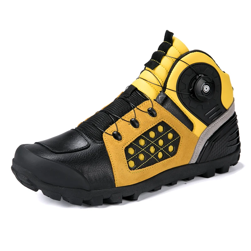 

Motorcycle protective boots Four season new men's outdoor cross-country cycing boots Anti-fall competition training riding boots