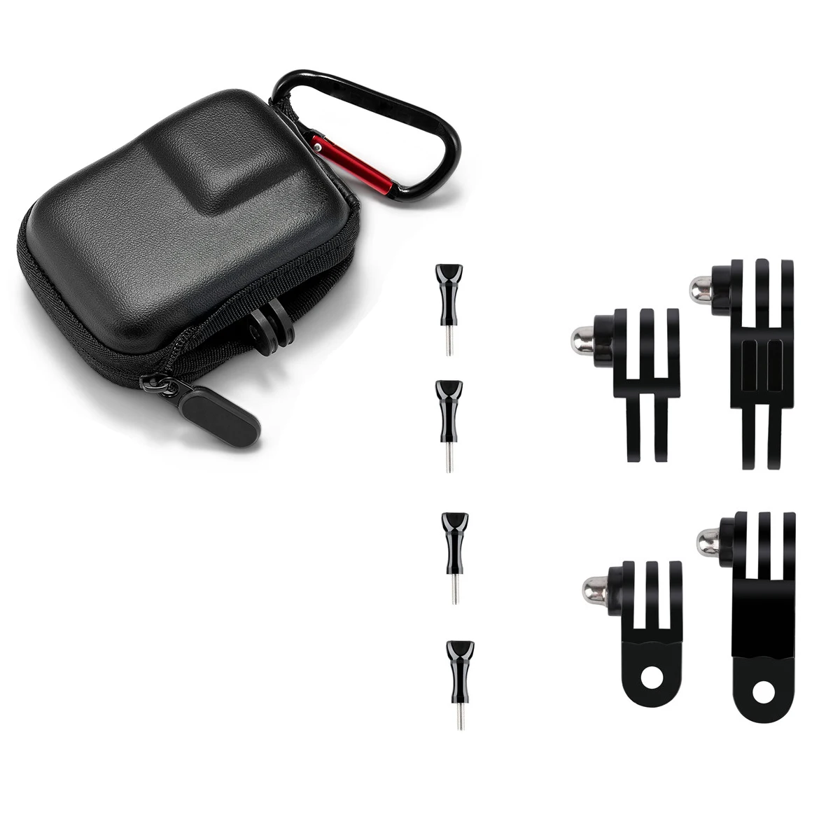 For GoPro Hero 12 Storage Bag Base J Stand Adapter Bracket for GoPro Hero 12 11 10 9 SJCAM AKASO EKEN Action Camera Accessories