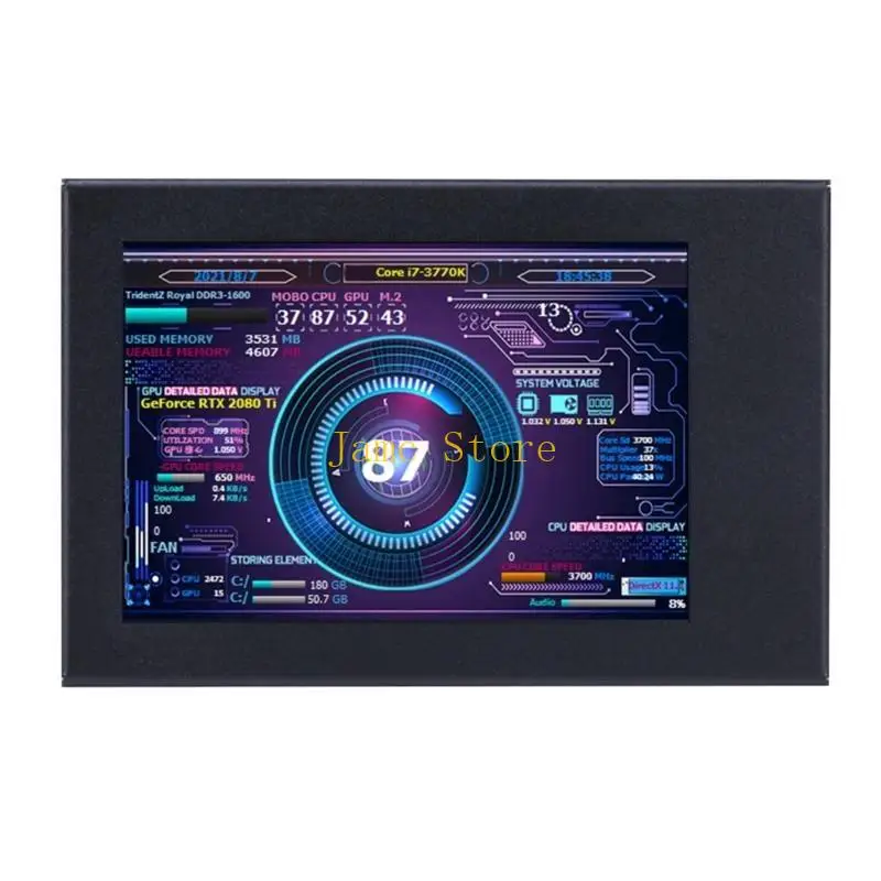 

LX0B USB Secondary Screen Computers CPU GPU HDD Computer Monitor Date Display