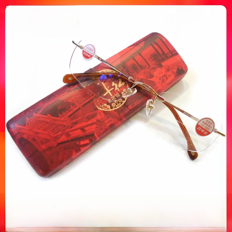 bnh-baoyue-軽量ユニセックスフレームレス二重視力老眼鏡高精細非球面エッジカット近遠両用