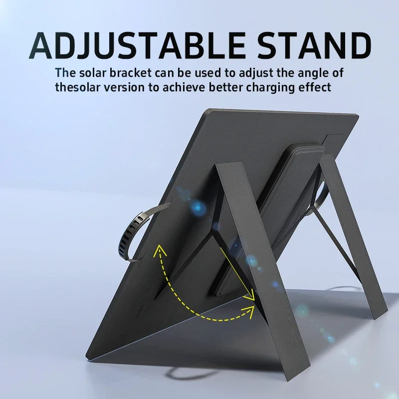 1000W Foldable Solar Panel 12V/18V Outdoor Camping And Fishing Mobile Power Supply Fast Power Bank Convenient Foldable Generator