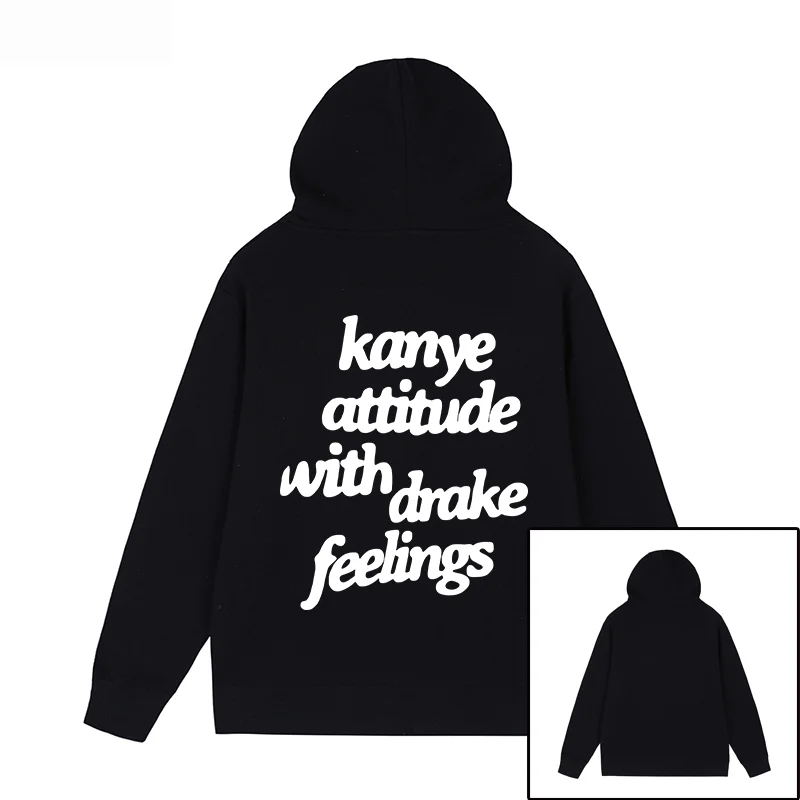 

Drake Kanye Hip Hop Rap Vintage Hoodies Rapper Fashion Streetwear Sweatshirtsmen women unisex Cotton