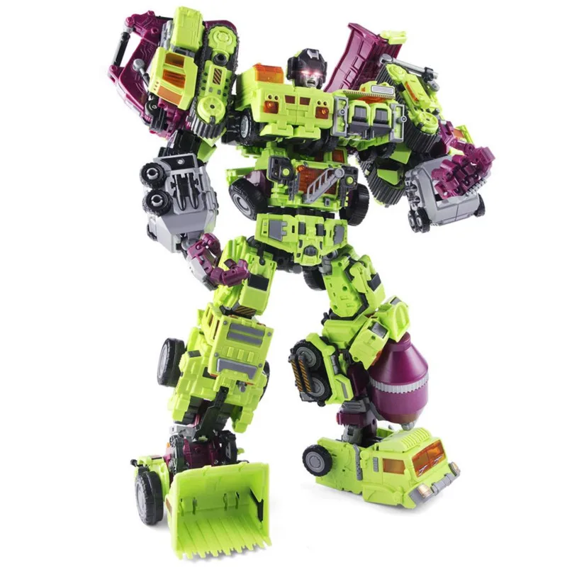 NBK Devastator 6in1 Combiner GT G1 Transformation Action Figure Toy Masterpiece Movie Model MP Deformation Car Robot Kid Gifts