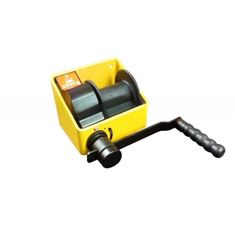 Small Hand Winch 250kg Winch Worm Gear Worm Wire Tightening Machine Upper Shaking Small Crane Tractor Labor Saving