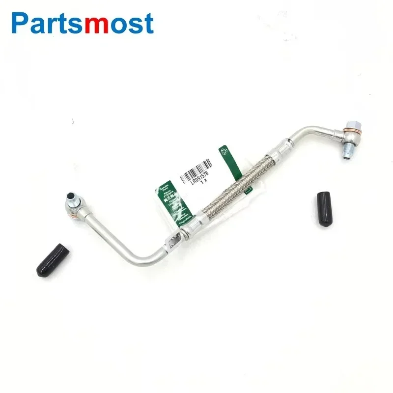 Lr091576 jde38786 2.0t gasolina aj200p turbocompressor tubo de óleo entrada para land range rover 13- rr sport 14- descoberta 5 velar jaguar