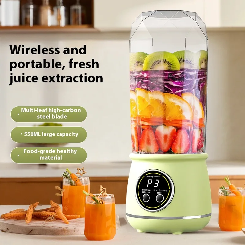 Convenient Electric Juicer, USB Charging Digital Blender, Portable Juicer, Suitable for Making Smoothies, Milkshakes, and Juices