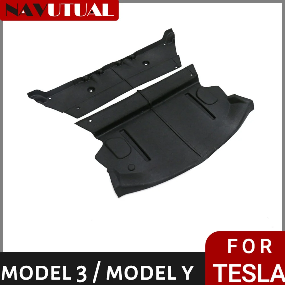 

For Tesla Model 3 2017-2023 Rear Trunk Soundproof Cotton Mat Soundproof Deadening Protective Cover Sticker Interior Accessories