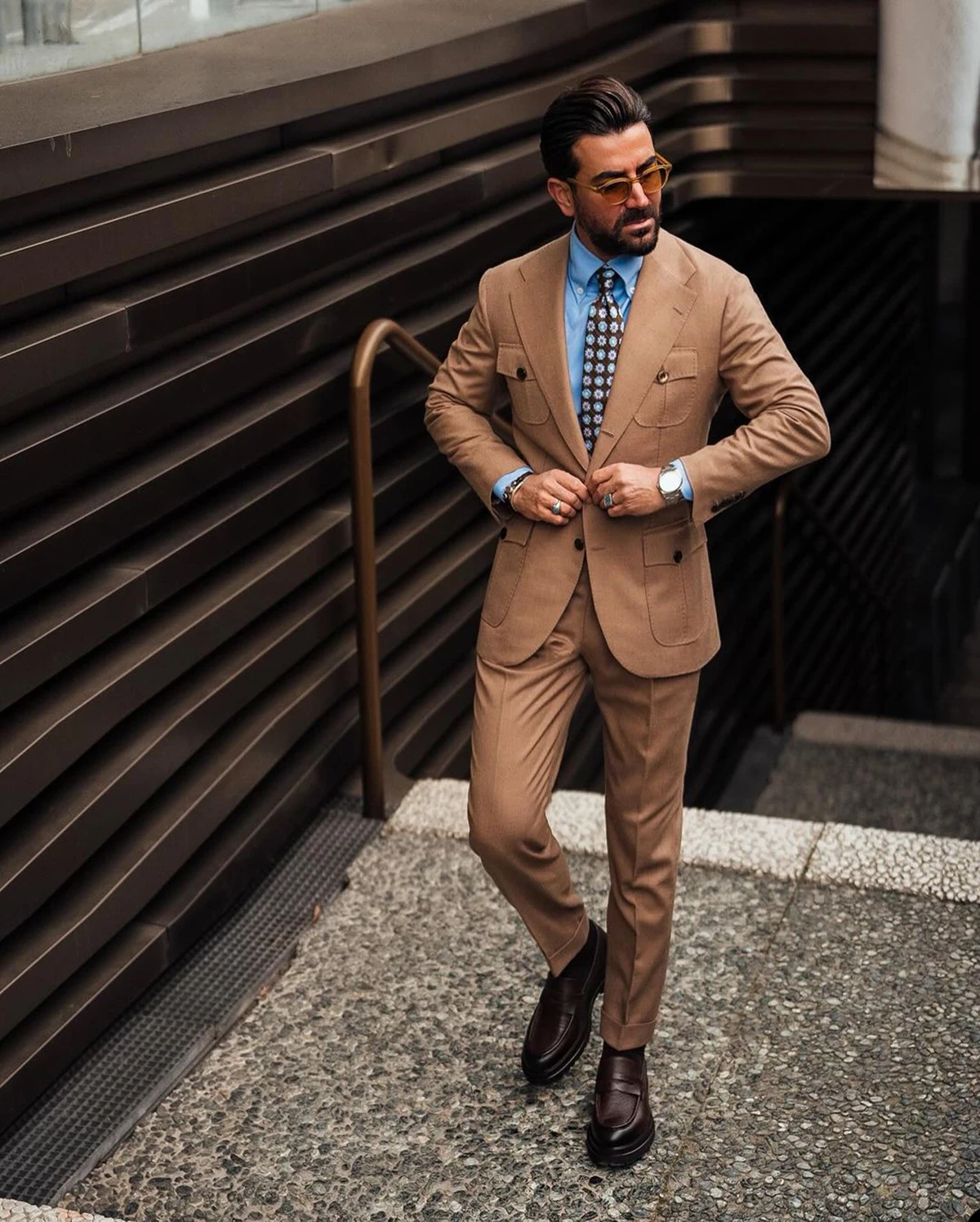 Costume de Mariage Classique de Haute Qualité pour Homme, Smoking de Marié à Deux lèvent, Revers Cranté, Coupe Cintrée, Blazer et Pantalon, 2 Pièces