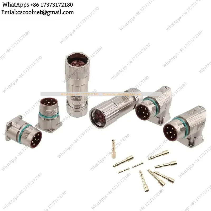 k3 M23 Servo Motor Encoder Connector 6 8 Pin Male Female Plug Socket IP67 Waterproof Aviation Industrial Power Signal Adapter