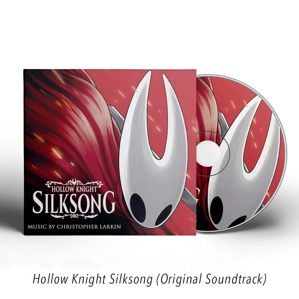 

Game Hollow Knight Silksong Christopher Larkin Music CD Greatest Hits OST Album 2pcs Music Record Cosplay Walkman Soundtrack Box