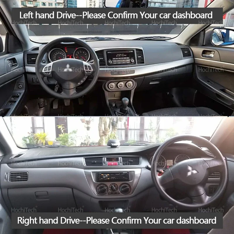 Dashboard Cover Board Anti-Slip Mat Protect Pad Car Sunshade Carpet Rug For Mitsubishi Lancer 9 GLX Ninth Generation 2008-2020