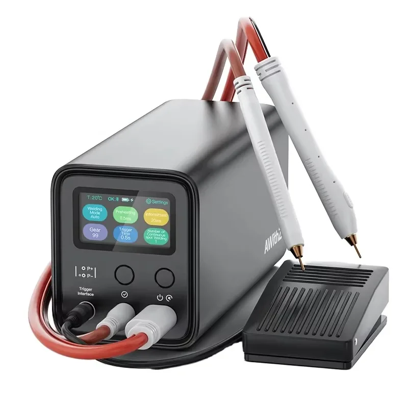 10.5kw Farad Capacitance DIY Portable Welding Machine Spot Welders for 18650 Lithium Battery 0.4mm Metal New Condition