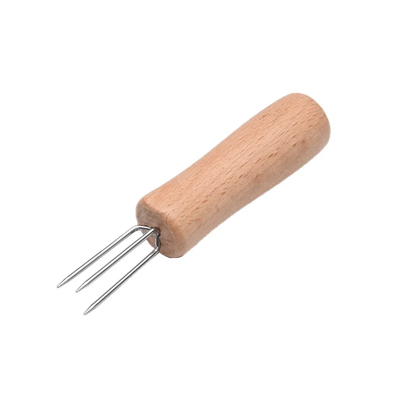 Three Fork massage Extender Handheld Stick Holder Anti Scald Scraping Gray