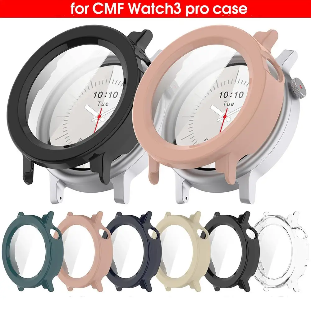 

Для CMF Watch3 Pro умный защитный чехол для экрана, корпус из закаленной мембраны, встроенный чехол Watch3 Pro, защитные аксессуары