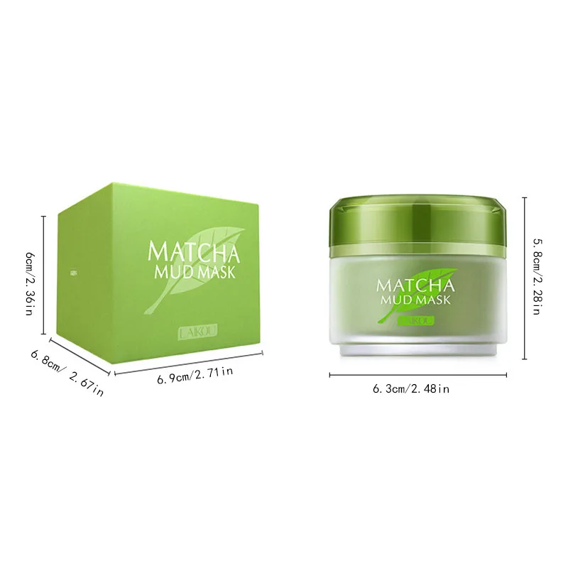 قناع LAIKOU Longjing Matcha منعش للترطيب والترطيب