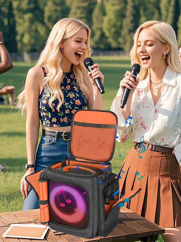 

Чехол для JBL Partybox Encore Essential 2: защитный, с подкладкой, большой вместимости, водонепроницаемый, для переноски колонки Encore Essential