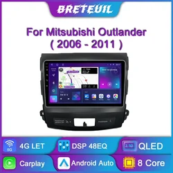 For Mitsubishi Outlander 2006 - 2013 Android Car Radio Multimedia Video Player Navigation GPS Carplay Touch Screen Auto Stereo