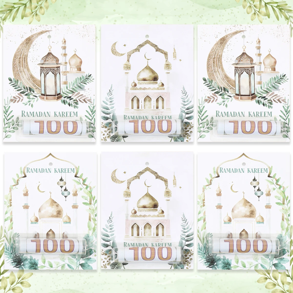 Ramadan Money Holder Ornaments for Gifting Cash EID Mubarak Decor 2026 Ramadan Kareem Islamic Muslim Party Eid Al Adha Gifts