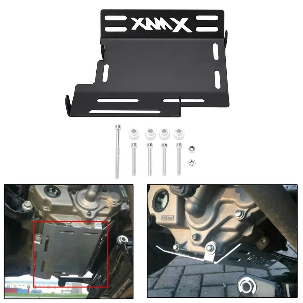 

Motorcycle Chassis Skid Plate Engine Protective Cover Guard For Yamaha XMAX300 X-MAX 125 300 400 2017-2021 Under Guard Cap