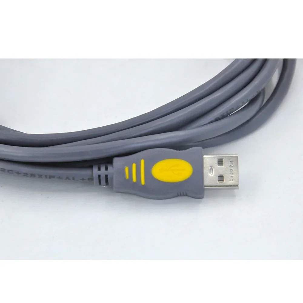 Kabel Data Mini pria, kabel ekstensi USB 1.5m/3m/5m/10m USB2.0 Male ke Male cocok untuk PC TV USB Mobile Hard Disk PS4 Xbox One