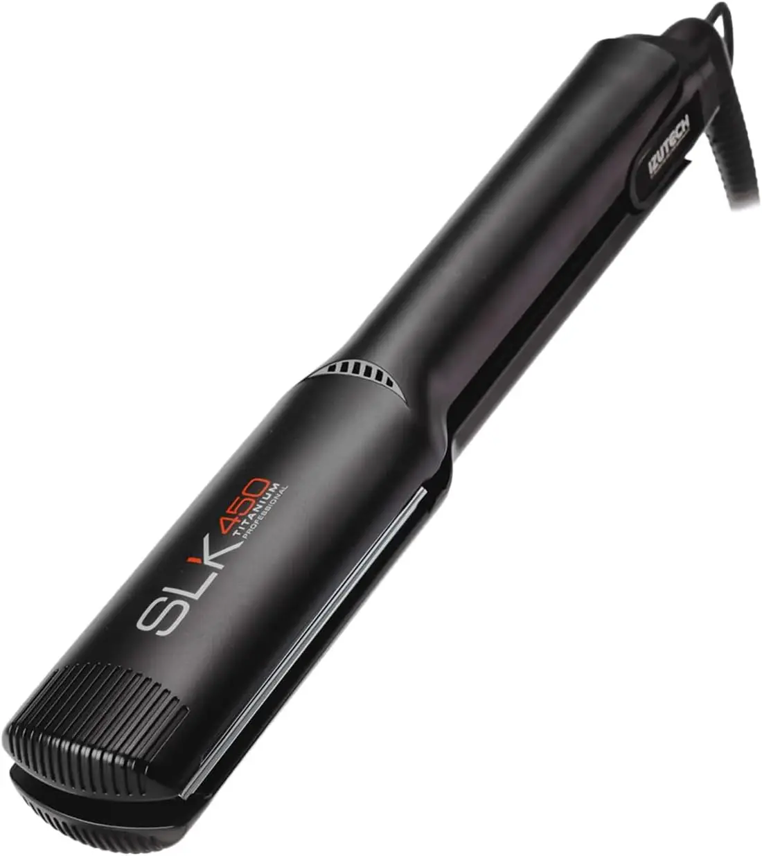 Black Titanium Digital Flat Iron, Travel-Friendly, 1.50 Inch