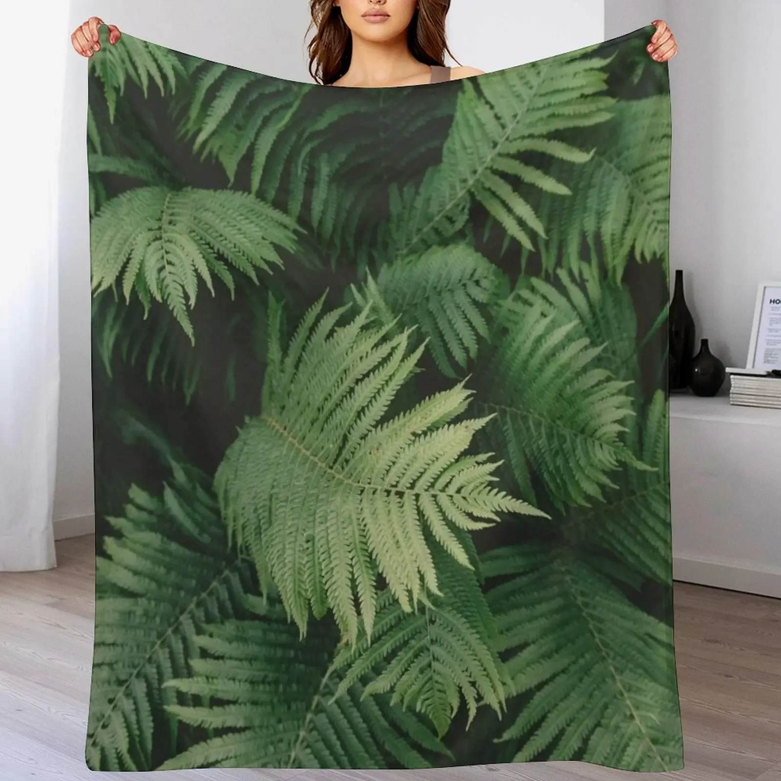 

Fern Throw Blanket manga Decorative Sofa Comforter Luxury Brand Blankets