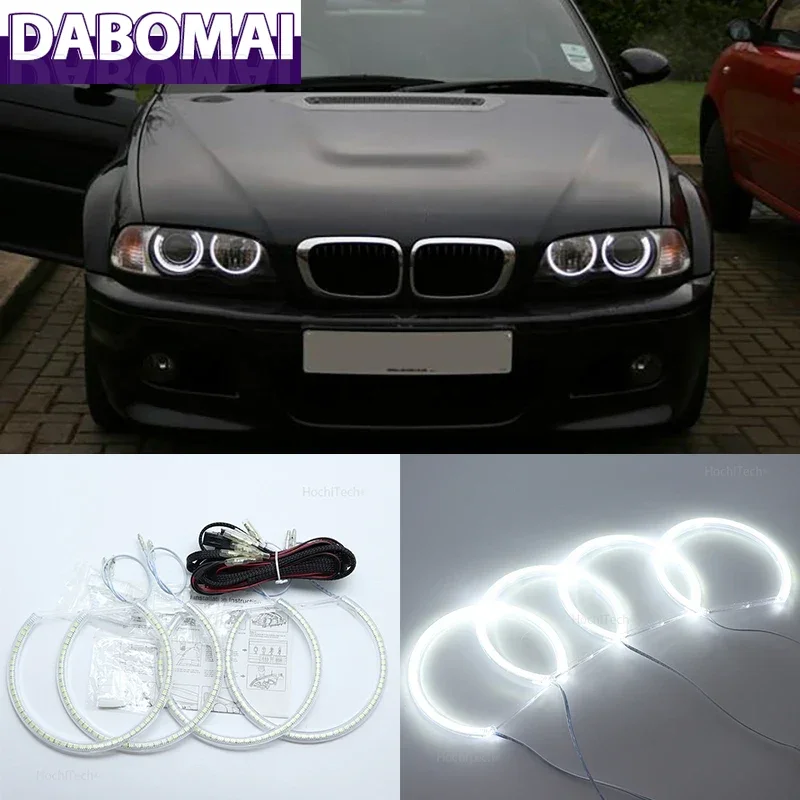 

DRL for BMW E46 Pre-facelift Coupecabrio with PROJECTORS 1998-2003 Smd Led Angel Eyes Kit Excellent Ultra Bright Illumination