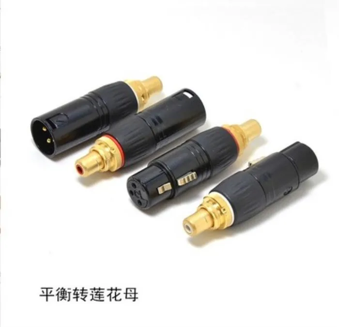 

Hifi High Quality RCA Female to XLR 3Pin Male Splitter Audio Adapter Connectors Microphone Mixer Speaker