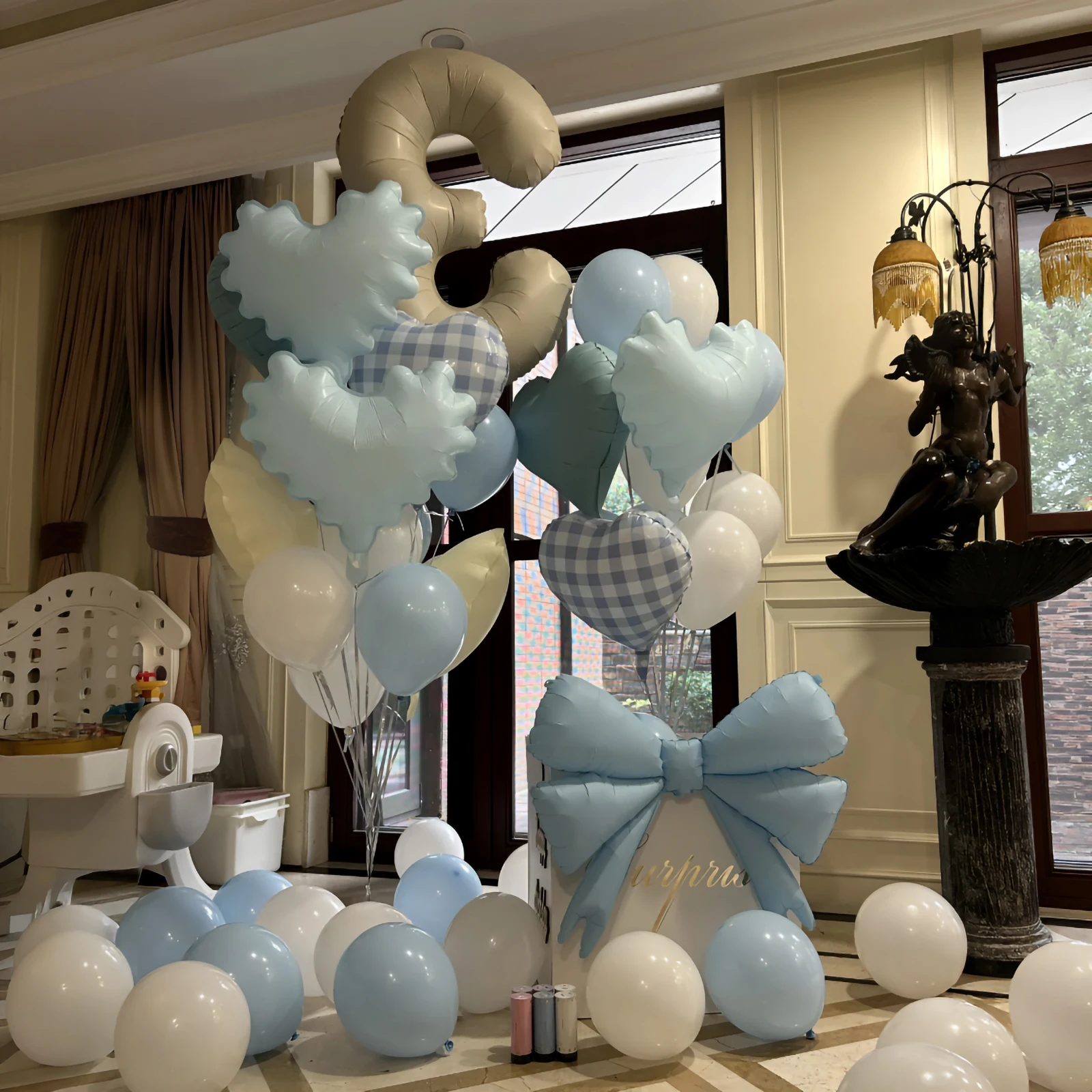 Light Blue Love Num…