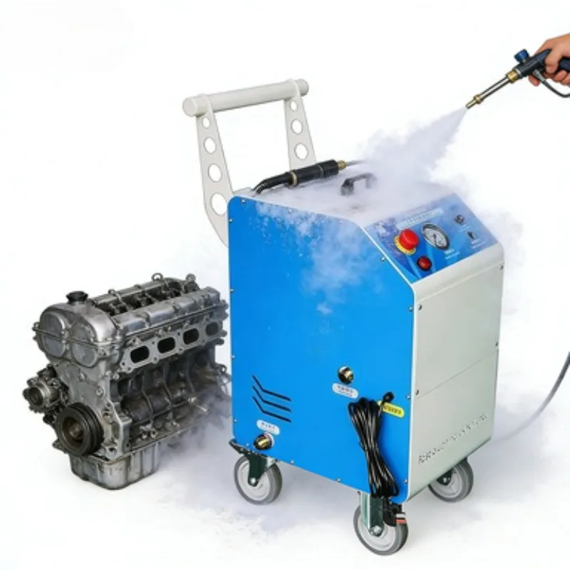 Portable High Power Dry Ice Blasting Machine Industrial Cleaner for Engine Mold Carbon Deposit