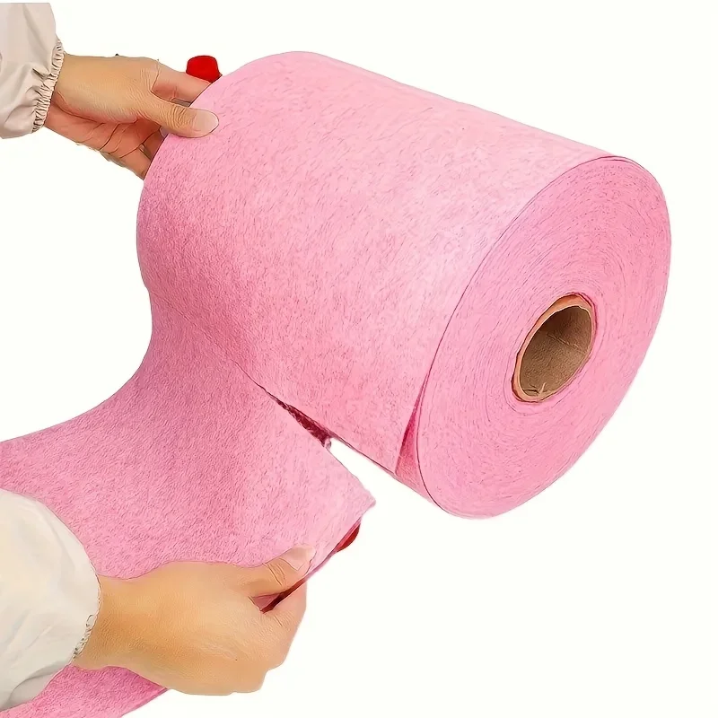 Reusable Kitchen Cleaning Wipes Roll Washable Dish Cloth Absorbent Rag Paper Towel Alternative for Home Bathroom Bedroom