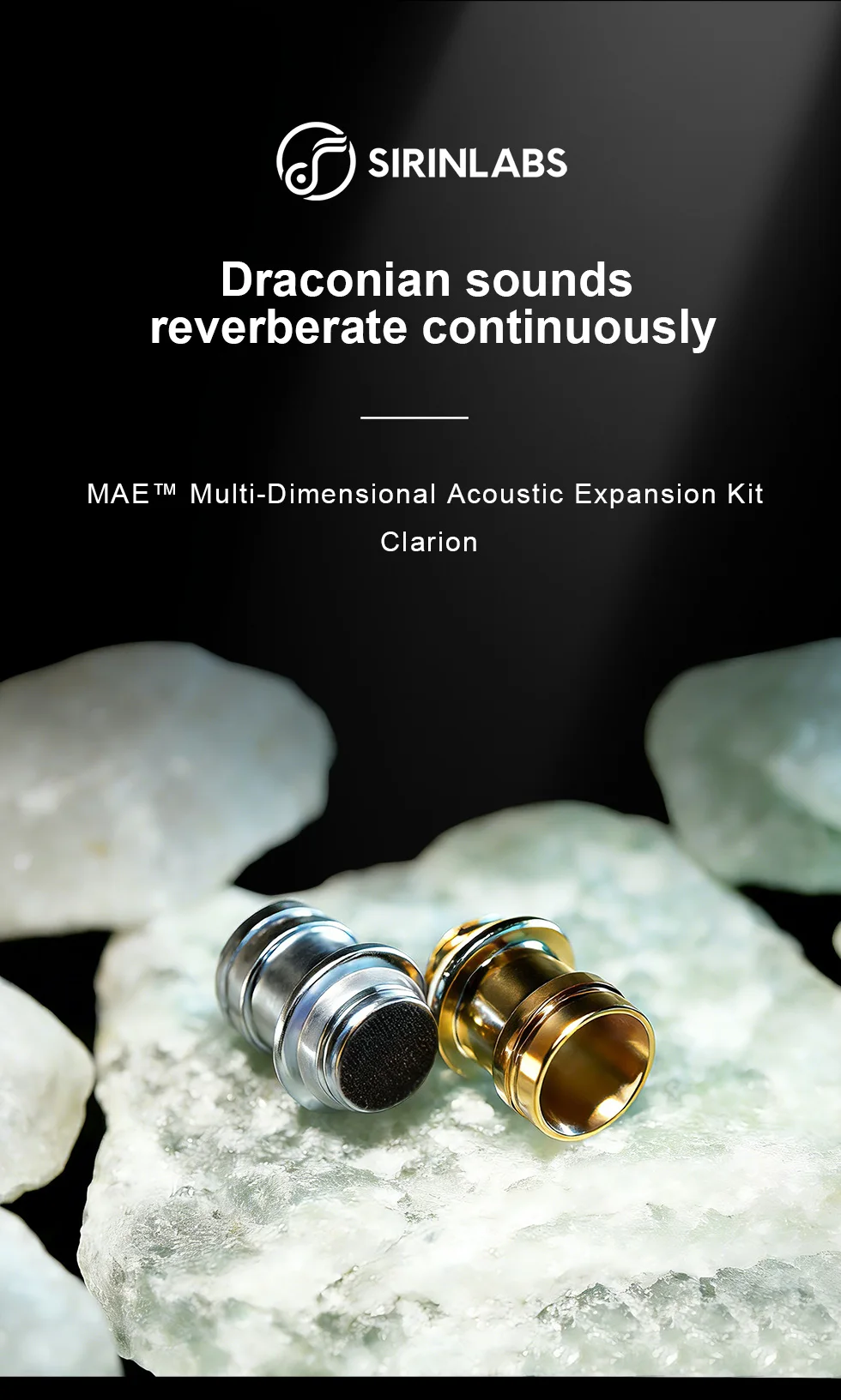 SIRINLABS Clarion Ohrhörer-Aufsätze MAETM Multi-Dimensional Acoustic Expansion Kit für Moondrop SIMGOT – Detail 3