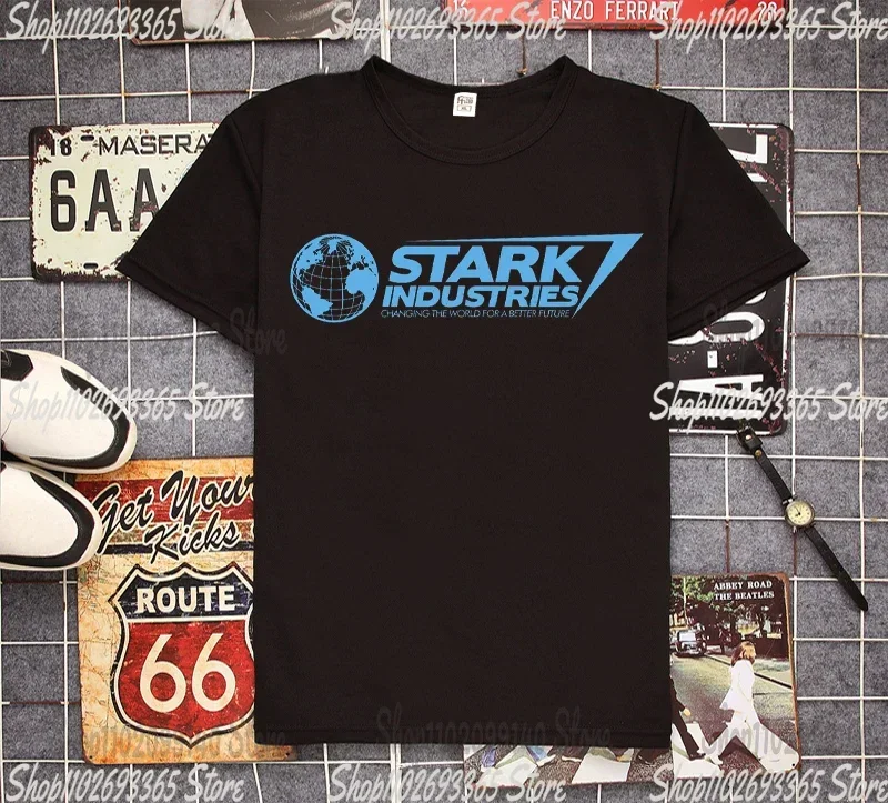 Stark Industries Mens T Shirt  men  tshirt summer fashion top tees Cool Casual pride t shirt men Unisex