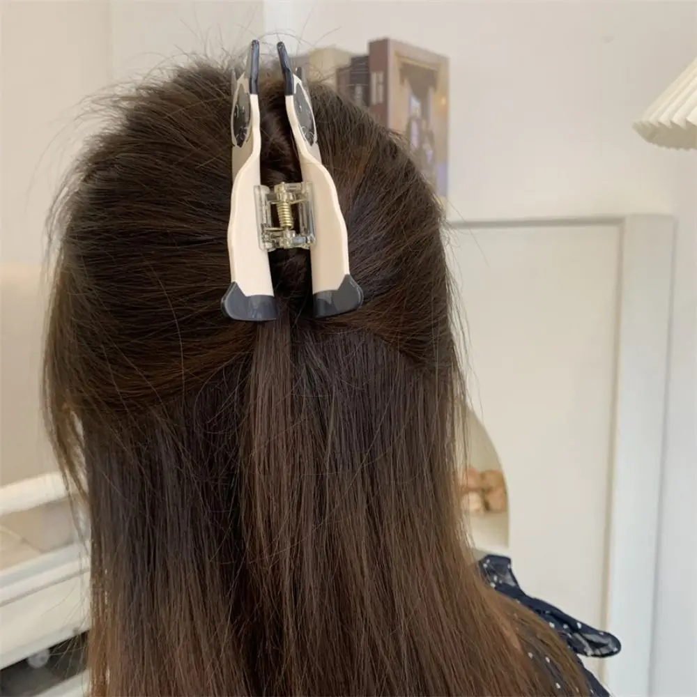 

Милый зажим для волос в виде кошачьей лапки из ацетата, в корейском стиле, мультяшный зажим-крабик для девочек, аксессуар для волос в виде животного