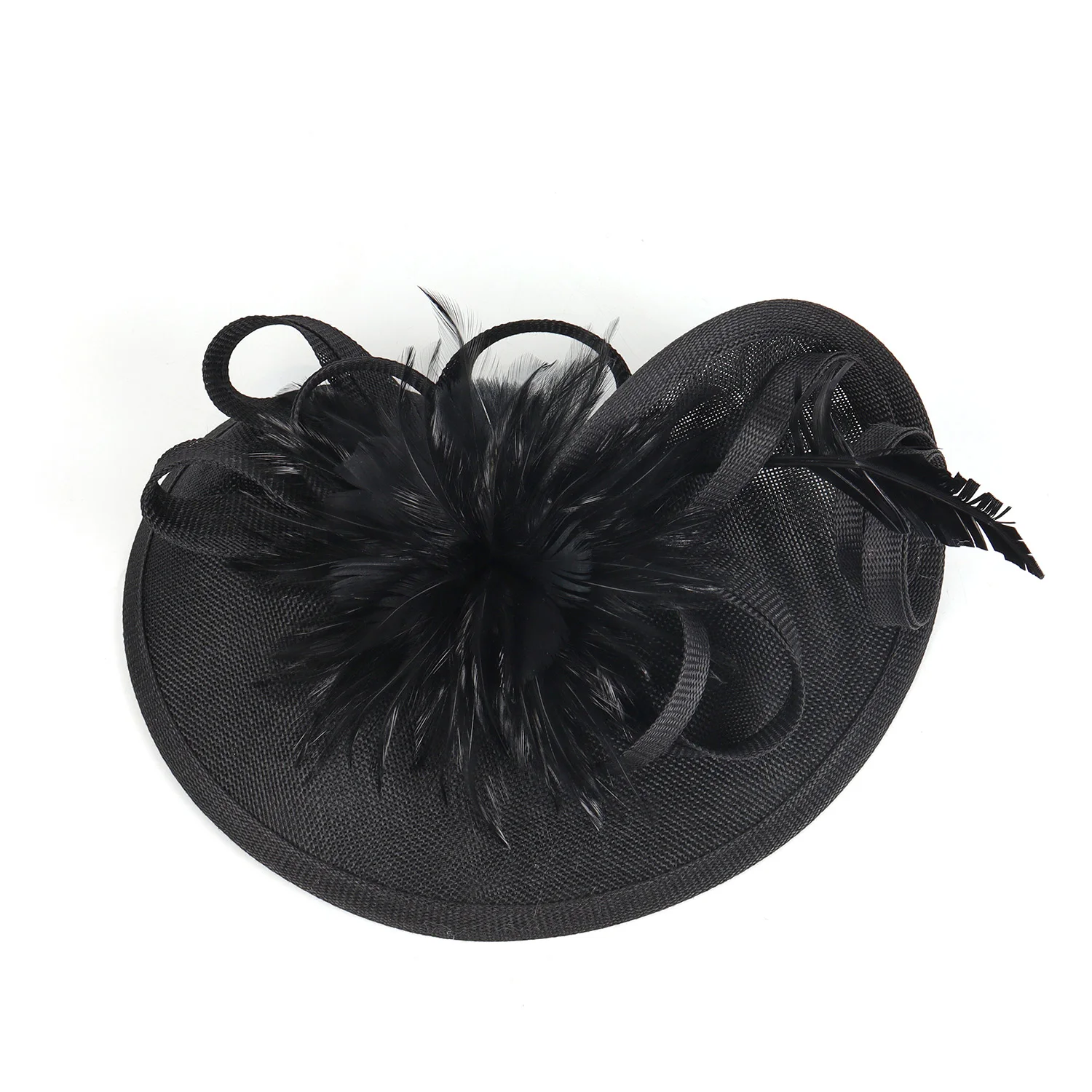 2026 Eleganter Fascinator-Hut für Damen – Teeparty, Kentucky Derby, Pillbox-Hut mit Feder und Blume, für Hochzeit und Cocktailpartys – Detail 10
