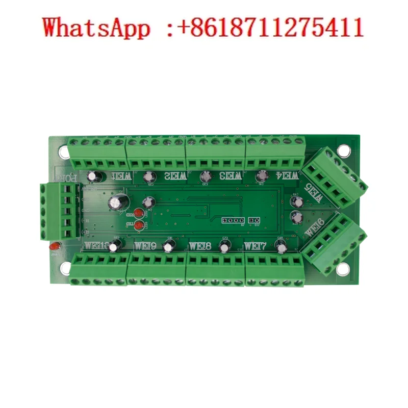 Weighing collection board transmitter PLC garbage bin unmanned fresh cabinet four-way 80 channel 485 communication Modbus