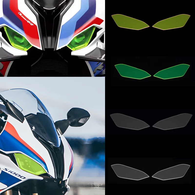 

for BMW S1000RR M1000RR 2019-2024 moto phare garde phare lentille couverture protecteur Headlight acrylic protection tablet