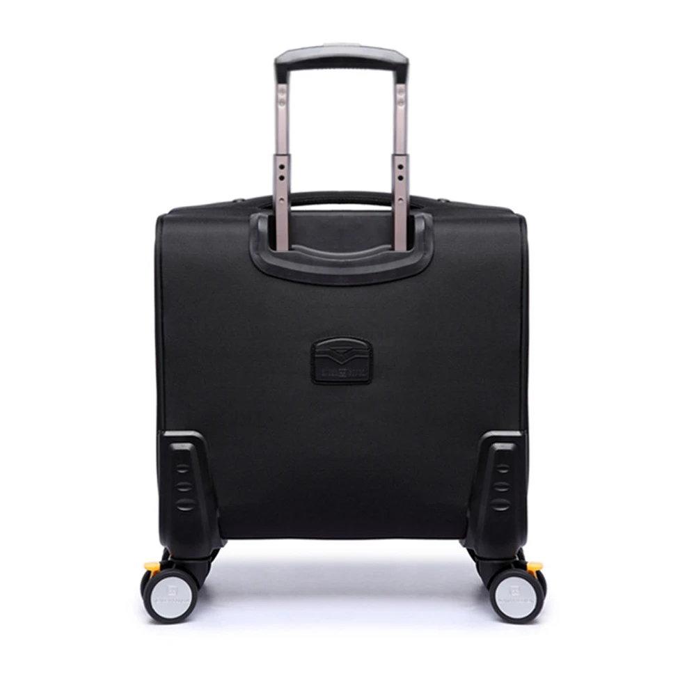 Valise de voyage télescopique en Nylon noir foncé pour hommes/femmes, valise de 20 pouces avec Spinner, nouvelle collection