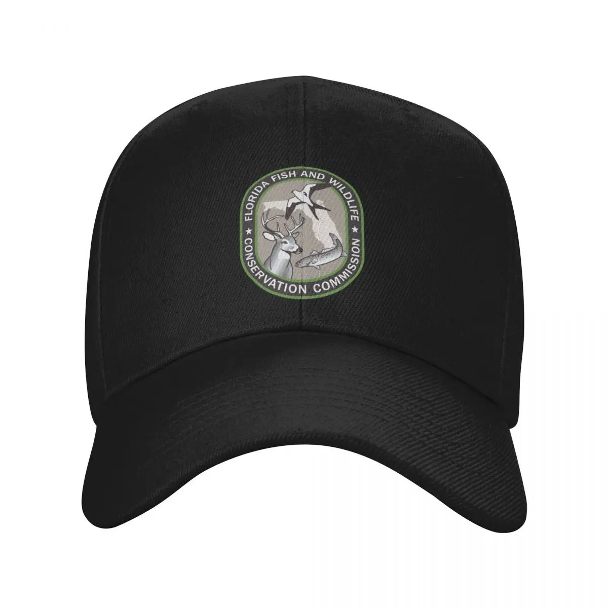 

Florida Fish & Wildlife Conservation Commission Baseball Cap New Hat fashionable western Hat Sunscreen Girl'S Hats Men's