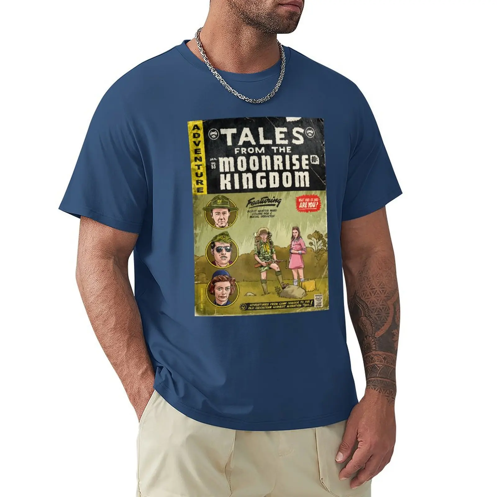 

Tales from the Moonrise Kingdom T-Shirt graphics plus size tops korean fashion cute tops black t-shirts for men